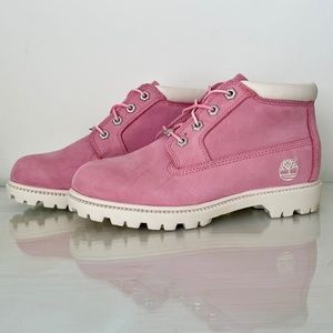 Rare Vintage ‘90s Pink Timberland Nellie Chukka Ankle Boots